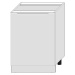 Kuchyňská skříňka Zoya D60 Pl bílý puntík/bílá