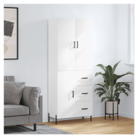 vidaXL Skříň highboard bílá 69,5 x 34 x 180 cm kompozitní dřevo