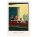 Obrazová reprodukce Inside Nighthawks (Retro Diner, Conversatio) - Edward Hopper, (26.7 x 40 cm)