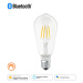 Ledvance Chytrá LED filamentová žárovka SMART+ BT, E27, ST64, 6W, 806lm, 2700K, teplá bílá, čirá