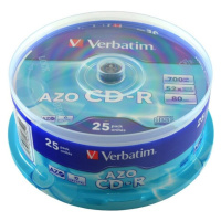 VERBATIM CD-R(25 ks)Spindle/Crystal/DLP/52x/700MB