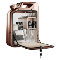 Minibar / kanistr - Bar Cabinet, Copper, 6 variant - Danish Fuel Varianta: Walnut