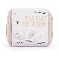 Revolution Skincare Pink Clay Collection Set sada péče o pleť 3 ks