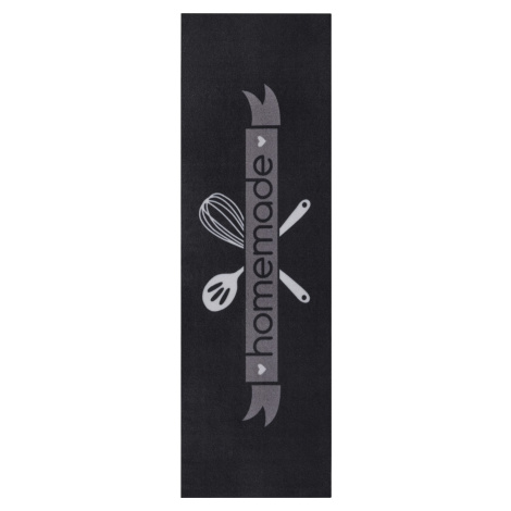 Hanse Home Collection koberce Běhoun Cook & Clean 105732 Black White Grey Rozměry koberců: 50x15