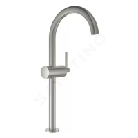 Grohe Atrio Umyvadlová baterie s výpustí a otočným výtokem, velikost XL, supersteel 32647DC3