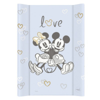 CEBA - Podložka přebalovací s pevnou deskou COMFORT 50x70 Disney Minnie & Mickey Blue