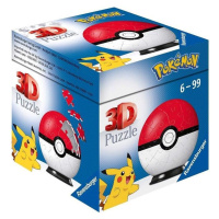 Ravensburger 11256 puzzleball pokémon pokéball 54 dílků