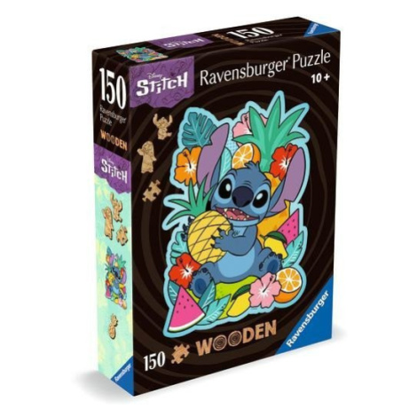 Dřevěné puzzle Disney: Stitch 150 dílků RAVENSBURGER