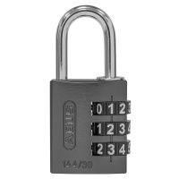 ABUS Hliníkový číslicový zámek, 144/30 Lock-Tag, bal.j. 6 ks, černá