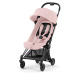 CYBEX Kočárek golfový Coya Matt Black Peach Pink Platinum