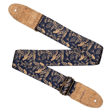 Cascha CGS-VC2 Guitar Strap Vegan Cork Midnight Birds