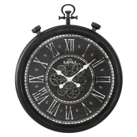 MPM Quality Designové plastové hodiny s ozubeným soukolím Vintage Timekeeper E01.4326.90