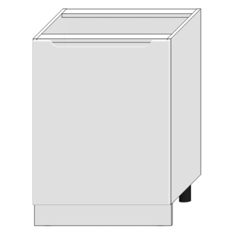 Kuchyňská skříňka Zoya D60pc Pl bílý puntík/bílá BAUMAX