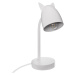 DekorStyle Dětská stolní lampa bílá 31 cm