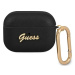 Guess GUAPSASMK AirPods Pro cover black Saffiano Script Metal Collection (GUAPSASMK)