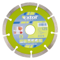 EXTOL CRAFT 108814 kotouč diamantový řezný segmentový 180x22,2mm pro suché řezání