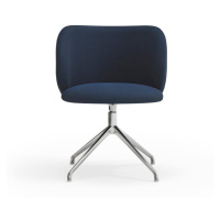 Tmavě modré otočné jídelní židle v sadě 2 ks Mogi – Teulat
