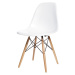 MODERNHOME Jídelní židle Modern set 4 kusů bílá
