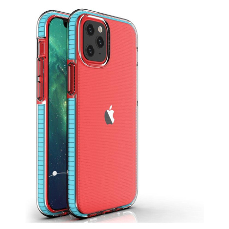Spring silikonové pouzdro s barevným lemem iPhone 13 Mini 5.4" light blue