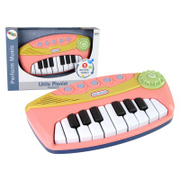 mamido  Dětské interaktivní piano růžové