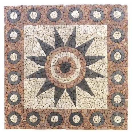 Divero 60386 DIVERO – mozaika Květina 120 cm x 120 cm