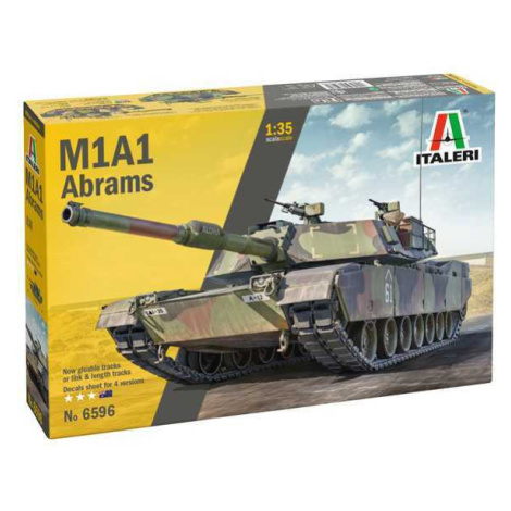 Model Kit tank 6596 - M1A1/A2 Abrams (1:35) Italeri