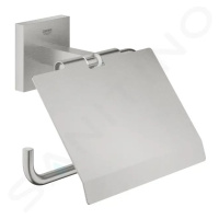 GROHE QuickFix Start Cube Držák toaletního papíru s krytem, supersteel 41102DC0