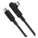 Acefast Kabel USB-C na USB-C Acefast C5-03 úhlový, 100W, 2m (černý)