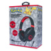 OTL PRO G1 dětská herní sluchátka s motivem Pokemon Pokeball černá-červená
