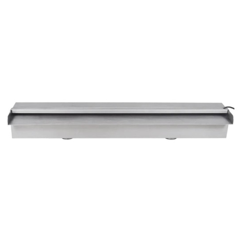 vidaXL Obdélníková bazénová fontána s LED nerezová ocel 60 cm