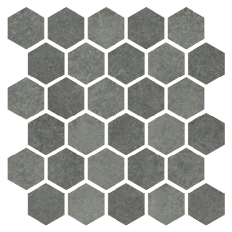 Mozaika Cir Materia Prima hunter green hexagon 27x27 cm lesk 1069912