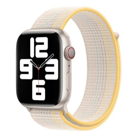 Apple Watch 49/45/44/42mm hvězdně bílý provlékací sportovní řemínek