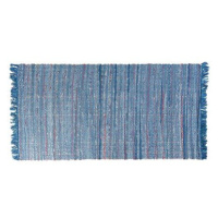 Modrý bavlněný koberec 80x150 cm BESNI, 57462