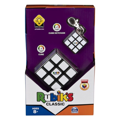 Spin Master RUBIKS - Rubikova kostka Sada Klasik 3x3 + Přívěsek 200 g
