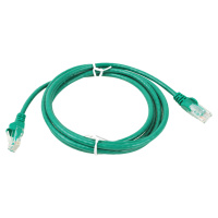 UTP kabel rovný kat.6 (PC-HUB) - 10m, zelená - sp6utp100G