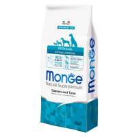 Monge Natural Superpremium pro všechna plemena Hypoalergenní losos a tuňák - 2 x 12 kg