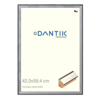 DANTIK rámeček 42 × 59,4, INCLINATA colori Bílý plexi čiré