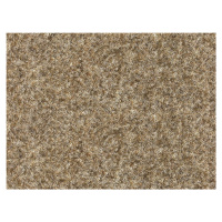 AKCE: 145x209 cm Metrážový koberec Santana 12 béžová s podkladem resine, zátěžový - Bez obšití c