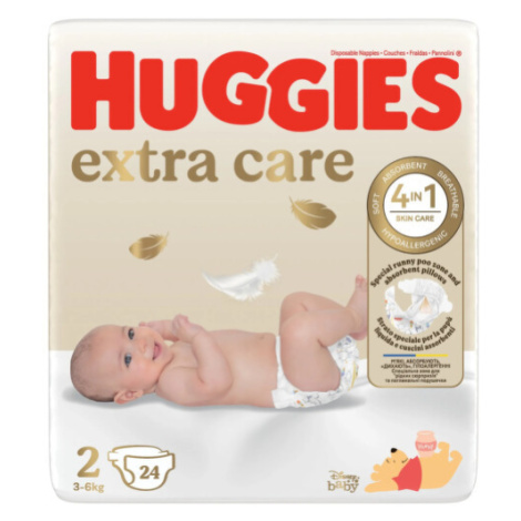 HUGGIES extra care 2 3-6kg 24ks