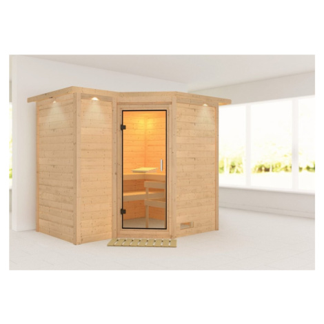 Interiérová finská sauna SAHIB 2 Dekorhome,Interiérová finská sauna SAHIB 2 Dekorhome Lanitplast
