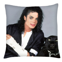Polštář Michael Jackson 01 Mybesthome 40x40 cm Varianta: Povlak na polštář s výplní, 40x40 cm