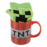 Dárková sada Minecraft - Hrnek TNT a ponožky Creeper