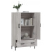 vidaXL Skříň highboard šedá sonoma 69,5 x 31 x 115 cm kompozitní dřevo