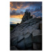 Fotografie Amazing Chambermaid rock during fiery sunset,, MarekKijevsky, 26.7 × 40 cm