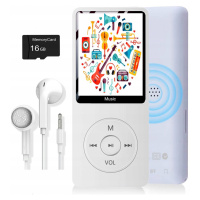 Přehrávač MP3 16GB Bluetooth Hifi Rádio Fm Video Krokoměr Nahrávání