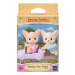 Sylvanian Families Dvojčata fenci s autíčkem