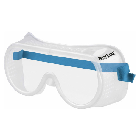 Brýle ochranné přímo větrané, čirý, polykarbonátový plochý zorník třídy F EXTOL-CRAFT
