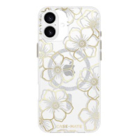 CaseMate Floral Gems Gold Magsafe iPhone 16 Plus