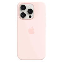 Kryt Apple iPhone 15 Pro Silicone Case with MS - Light Pink