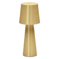 LED stmívatelná stolní lampa ve zlaté barvě s kovovým stínidlem (výška 25 cm) Arenys – Kave Home